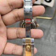 C/Clean Factory Rolex Datejust Series/41mm Gold Black Diamond Face
