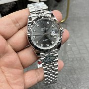 C/Clean Factory Rolex Datejust Series/41mm Grey Diamond