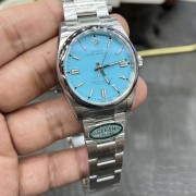 C/Clean Factory Rolex Oyster Perpetual Series/36mm Blue Dial/Equipped with Shanghai 3230
