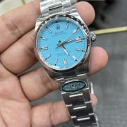 C/Clean Factory Rolex Oyster Perpetual Series/36mm Blue Dial/Equipped with Shanghai 3230