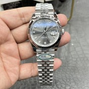 C/Clean Factory Rolex Datejust Series/41mm Grey Diamond