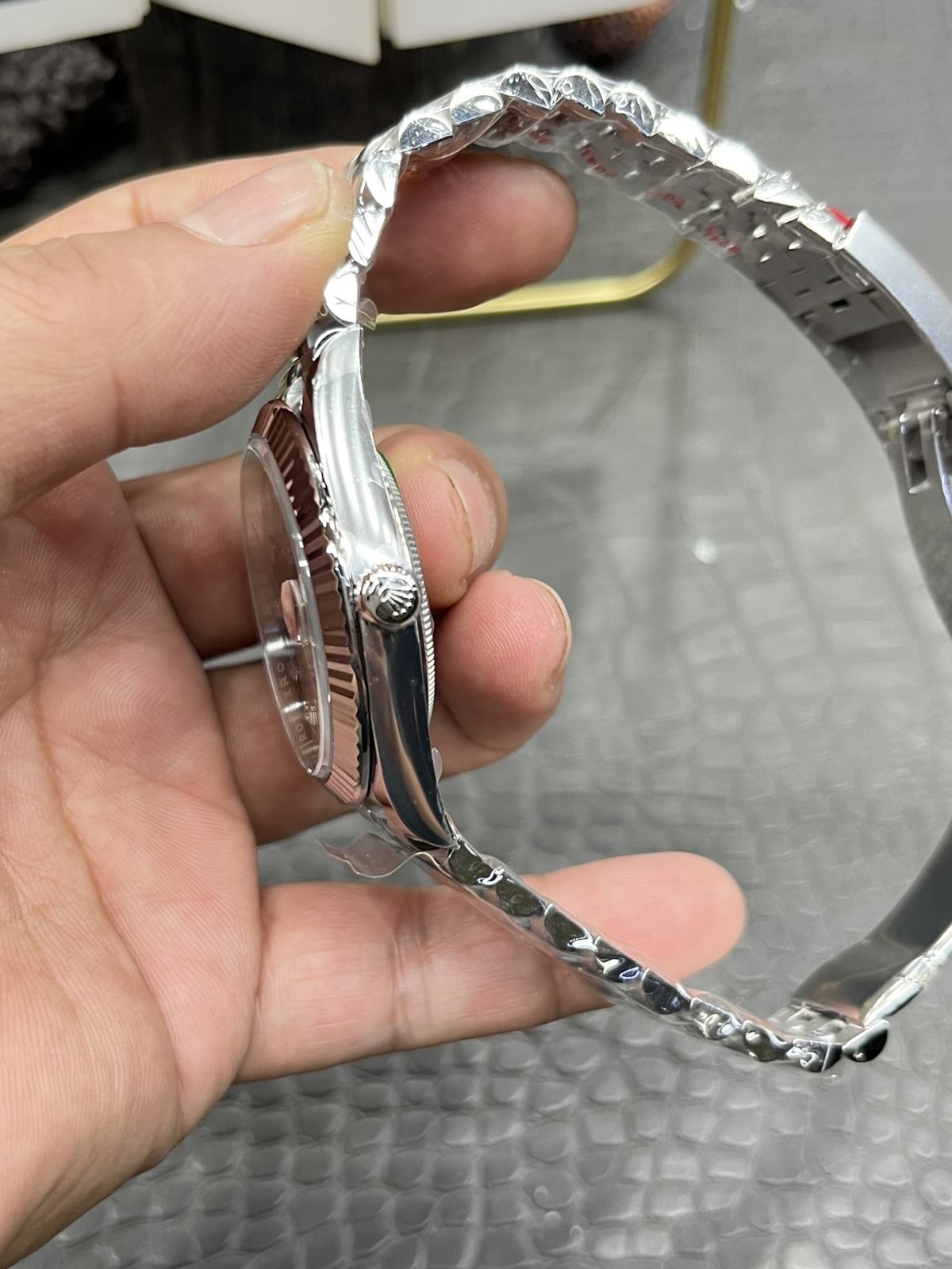 C/Clean Factory Rolex Datejust Series/41mm Grey Diamond  第6张