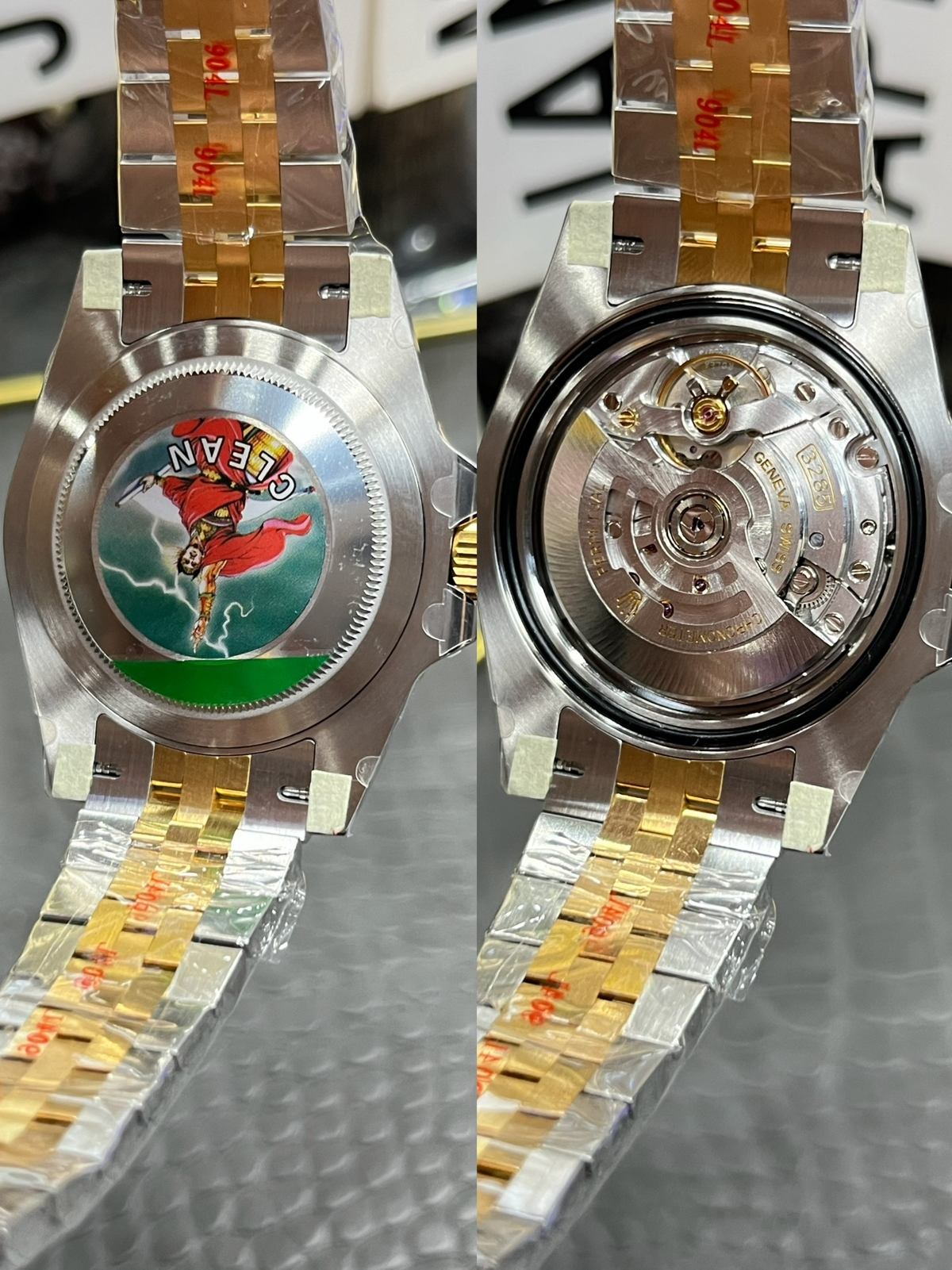C/Clean Factory Rolex Greenwich Series/40mm two-tone gold watch.  第7张