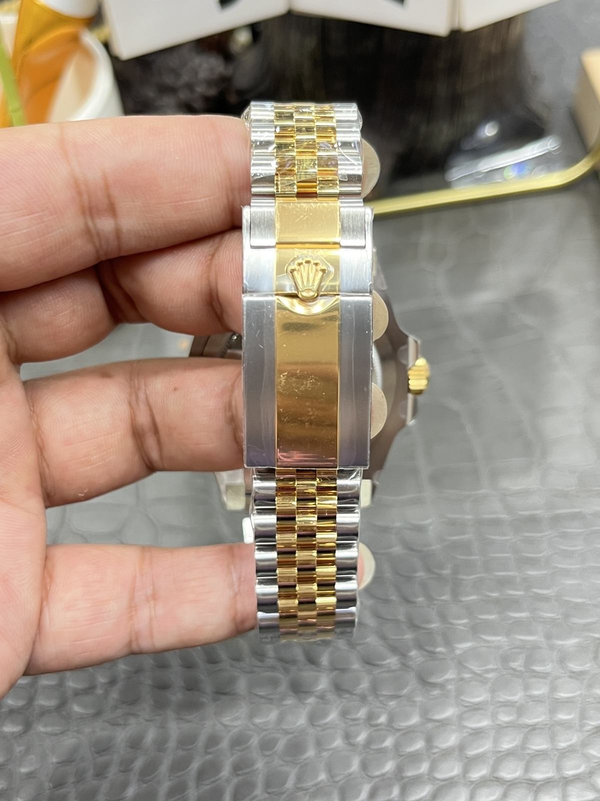 C/Clean Factory Rolex Greenwich Series/40mm two-tone gold watch.  第9张