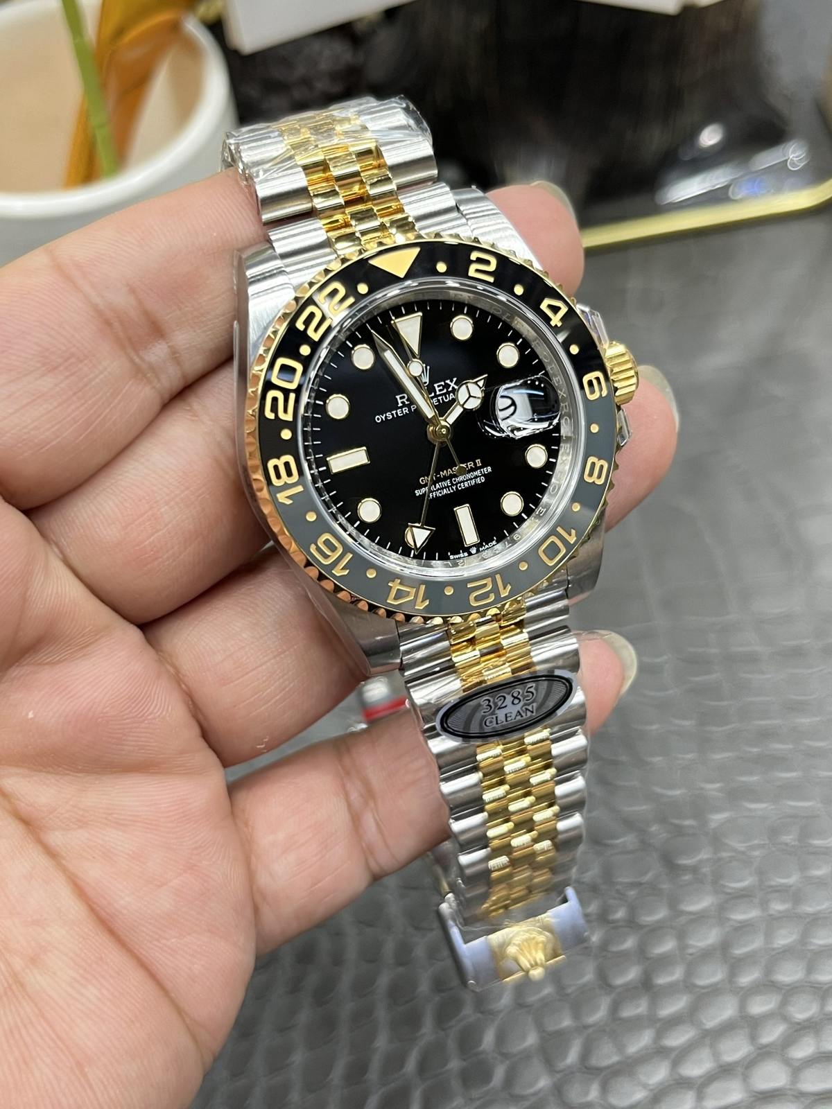 C/Clean Factory Rolex Greenwich Series/40mm two-tone gold watch.  第4张