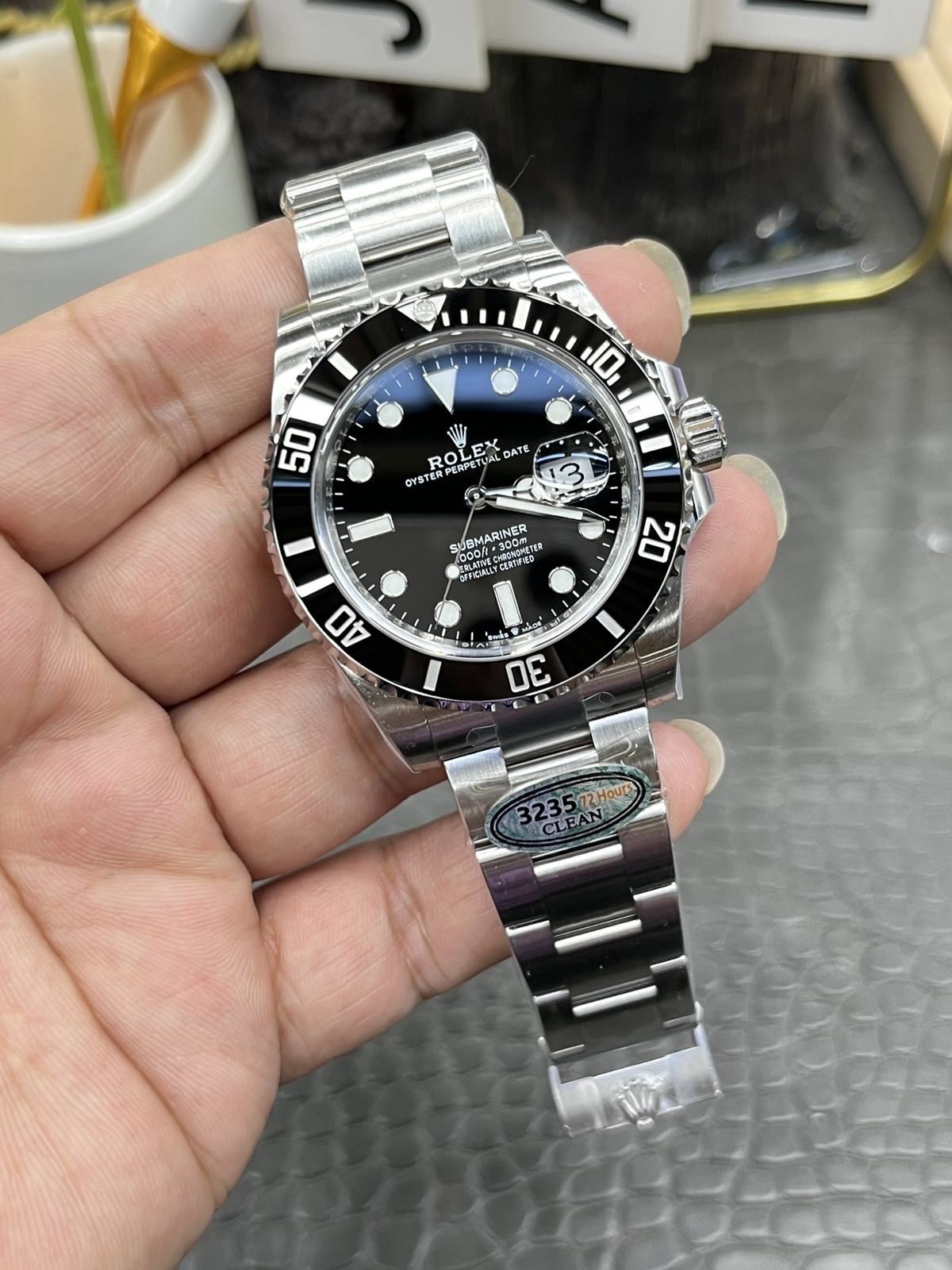 C/Clean Factory Rolex Submariner/41mm Black Submariner  第3张