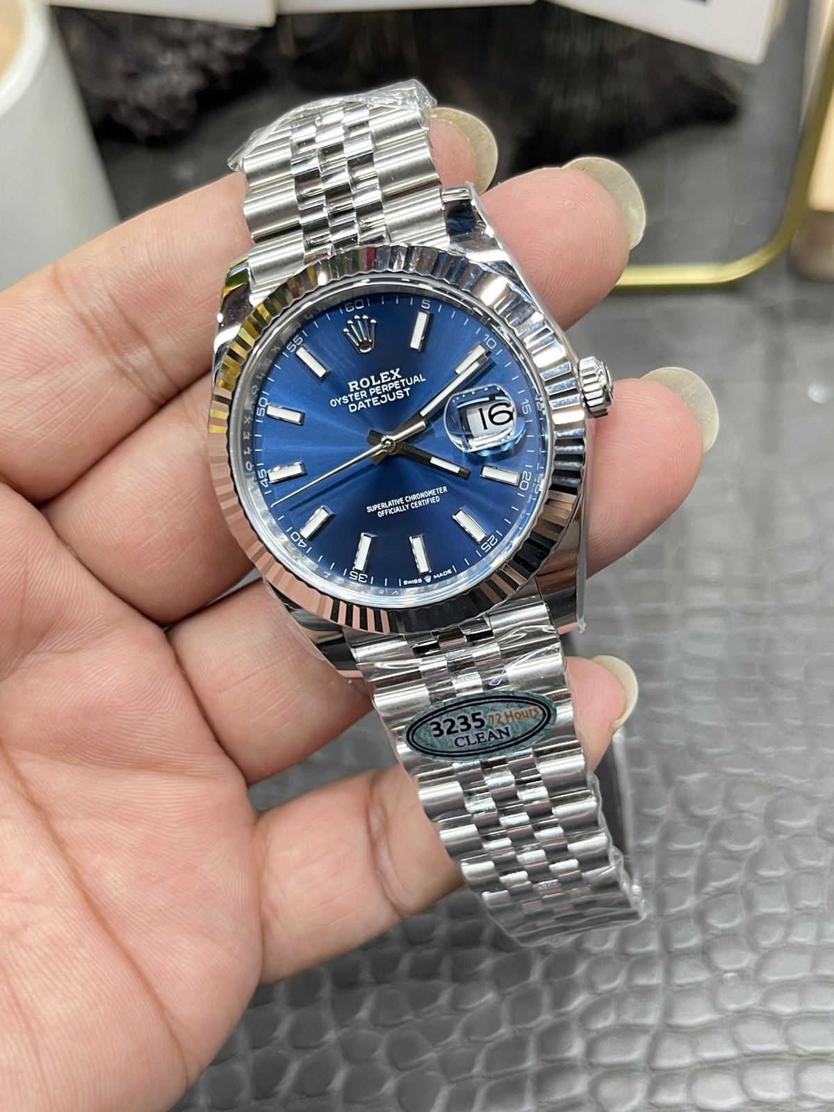 C/Clean Factory Rolex Datejust series/41mm Blue Datejust  第5张