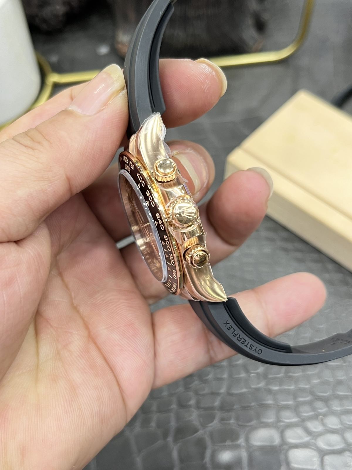 C/Clean Factory Rolex Daytona Series/40mm Rose Gold Diamond Dial  第6张