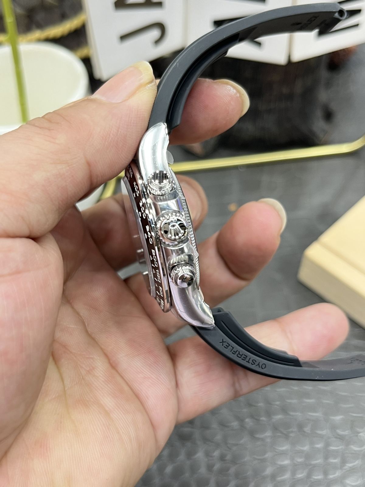 C/Clean Factory Rolex Daytona series/40mm silver case with diamond dial  第6张
