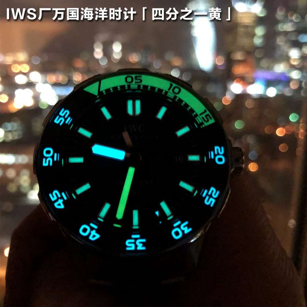 IWS厂万国四分之一黄白和正品对比评测 第3张