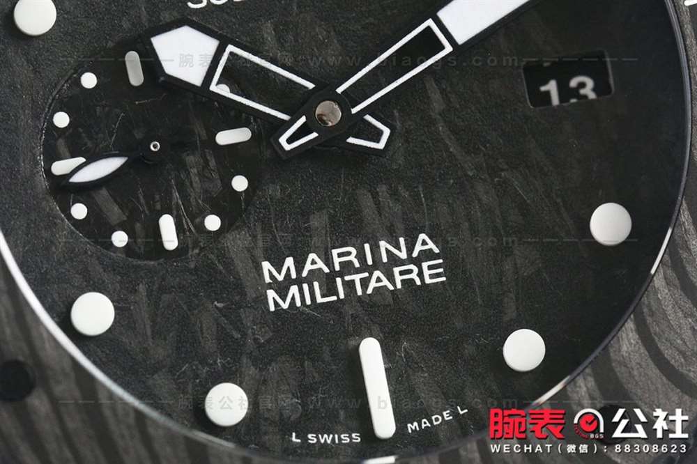 VS厂沛纳海PAM979会一眼假吗?VS厂沛纳海979全碳纤维复刻表评测 第6张