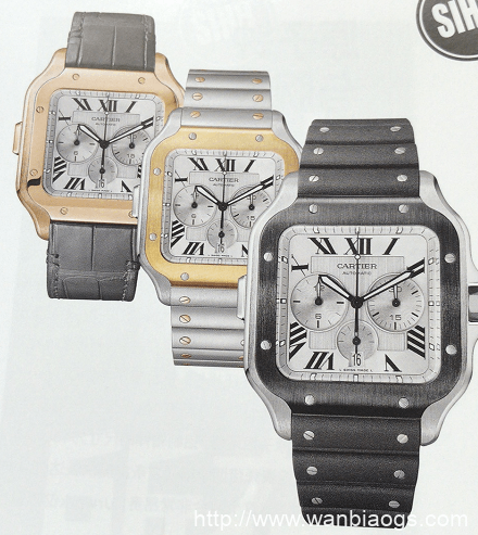 方形计时腕表CARTIER-兰博基尼腕表ROGER DUBUIS 第1张