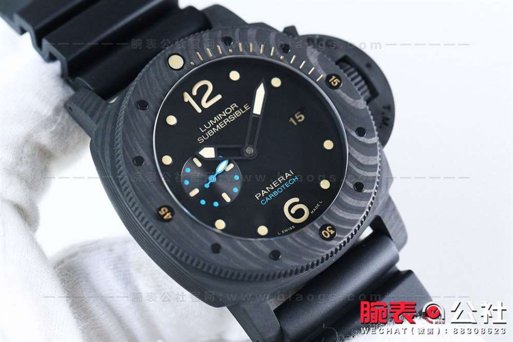硬汉专属完美乱真:VS厂沛纳海616碳纤维复刻表评测 第8张