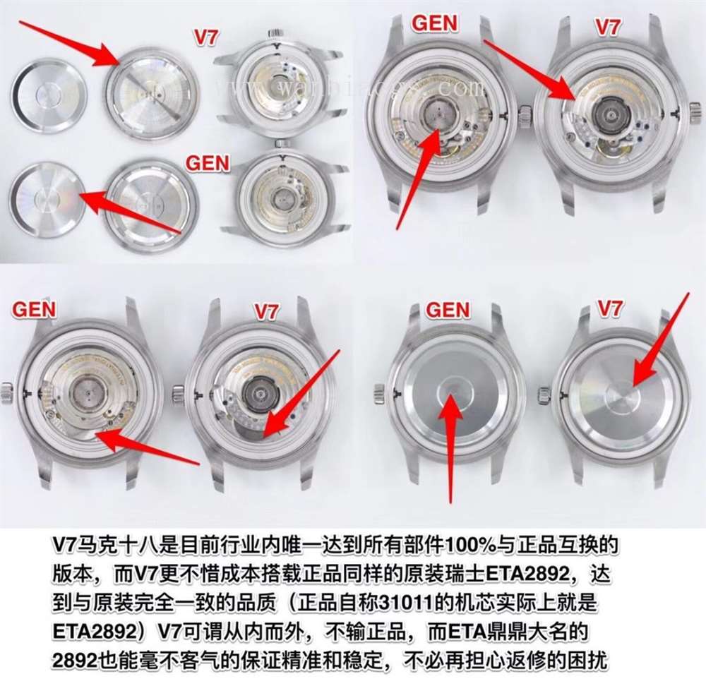 V7厂万国马克18腕表“真芯”对比评测 第5张