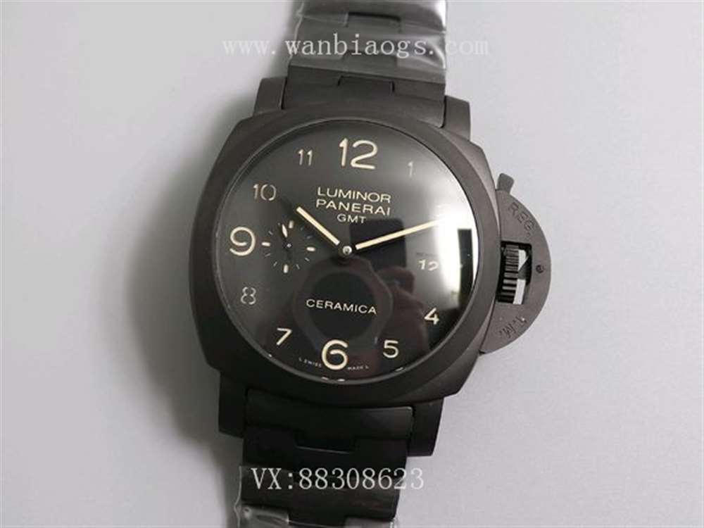全黑陶瓷腕表VS厂V2版沛纳海438评测对比  第9张