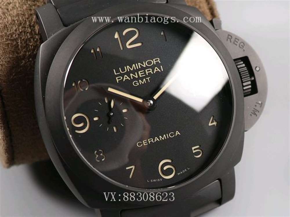 全黑陶瓷腕表VS厂V2版沛纳海438评测对比  第11张