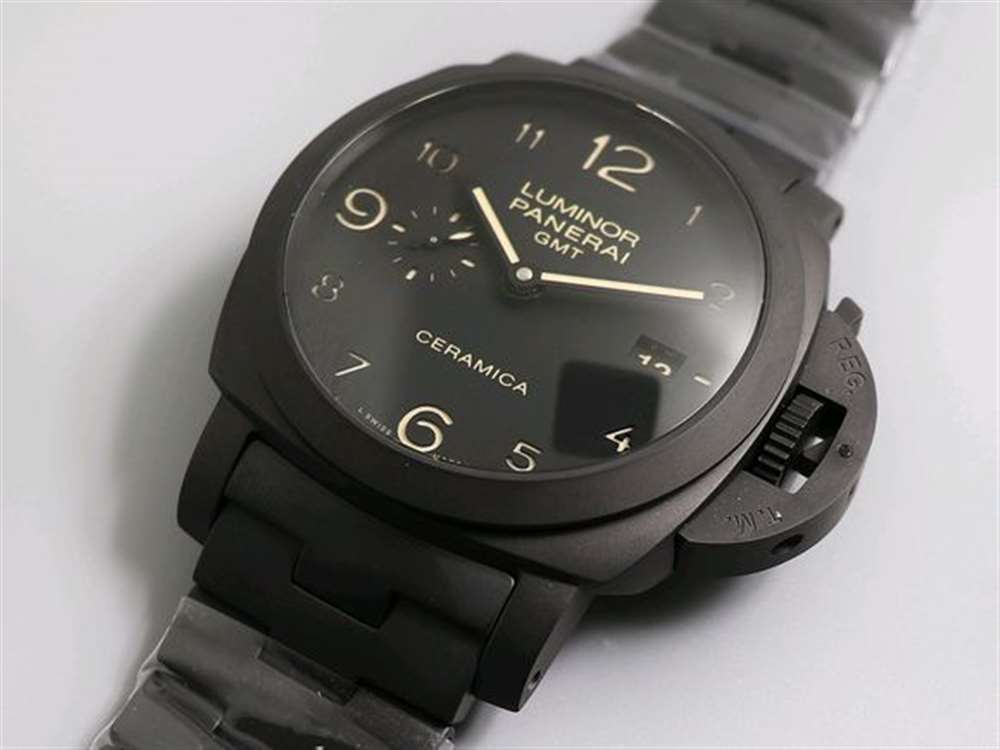 全黑陶瓷腕表VS厂V2版沛纳海438评测对比  第3张