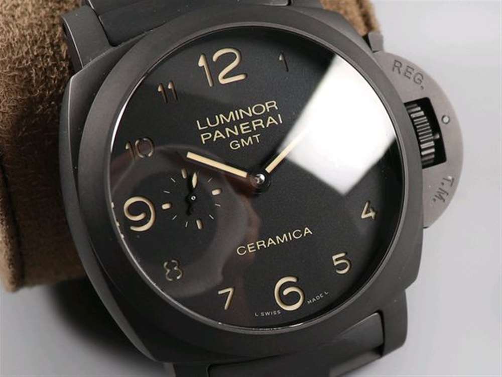 全黑陶瓷腕表VS厂V2版沛纳海438评测对比  第4张