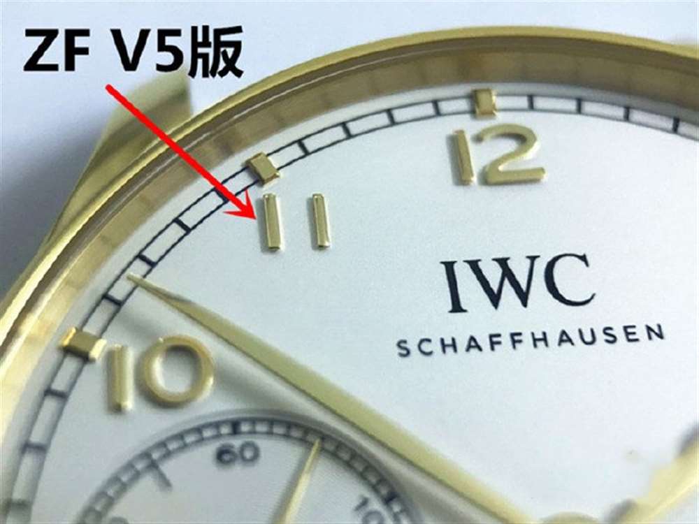 ZF厂万国V5葡七黄金版对比低版本有什么区别? 第6张