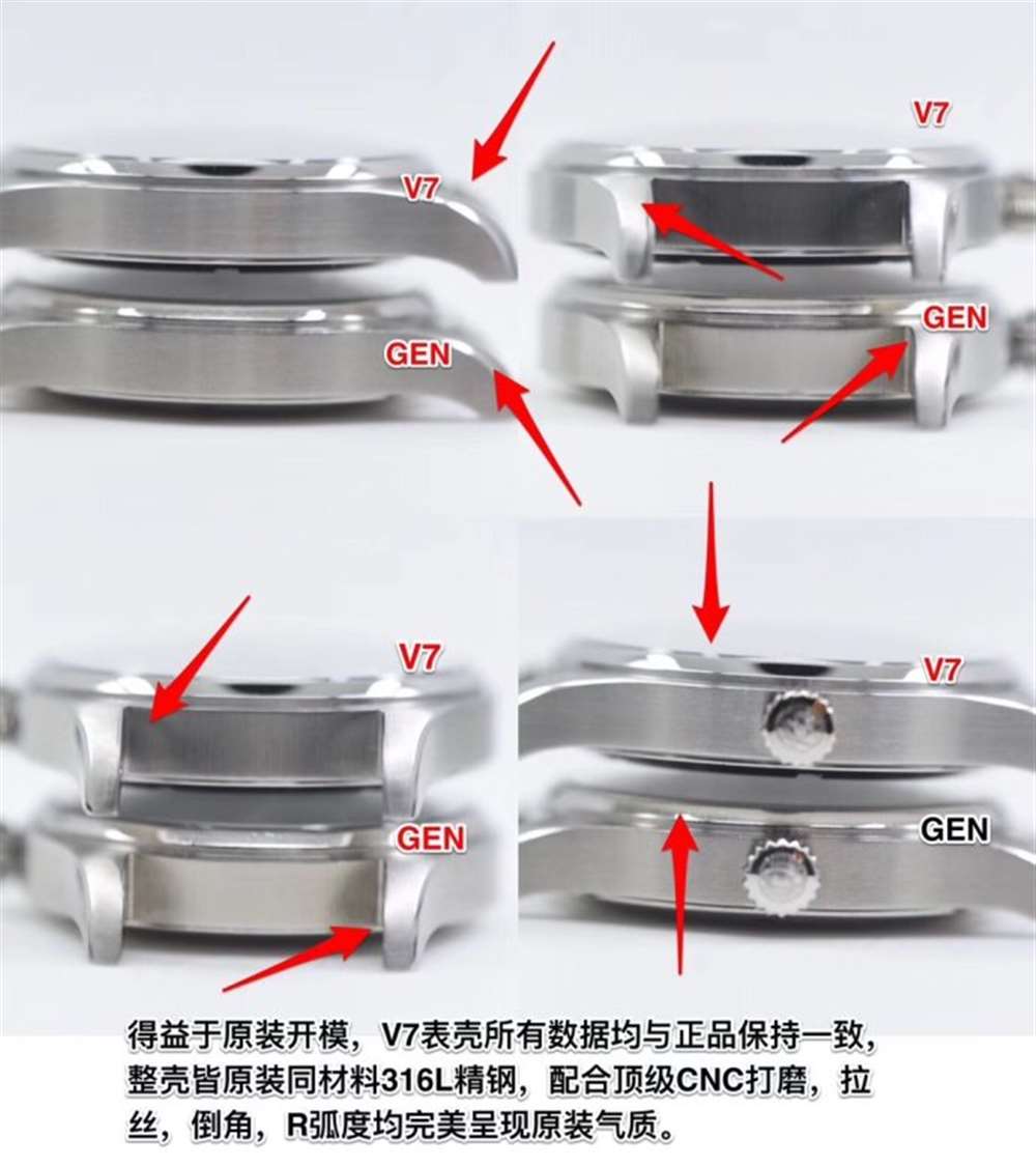 V7厂万国马克十八小王子对比评测,有破绽吗? 第11张