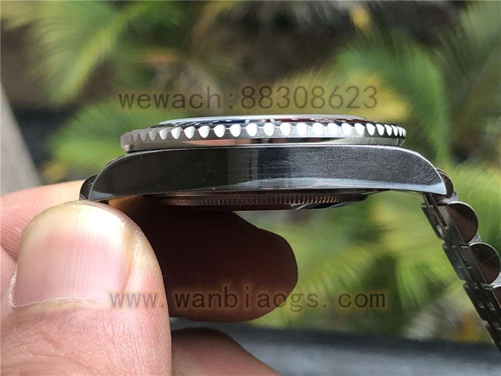 GM厂劳力士格林尼治GMT红蓝可乐圈V3版复刻表深度解解析-实拍展示 第7张