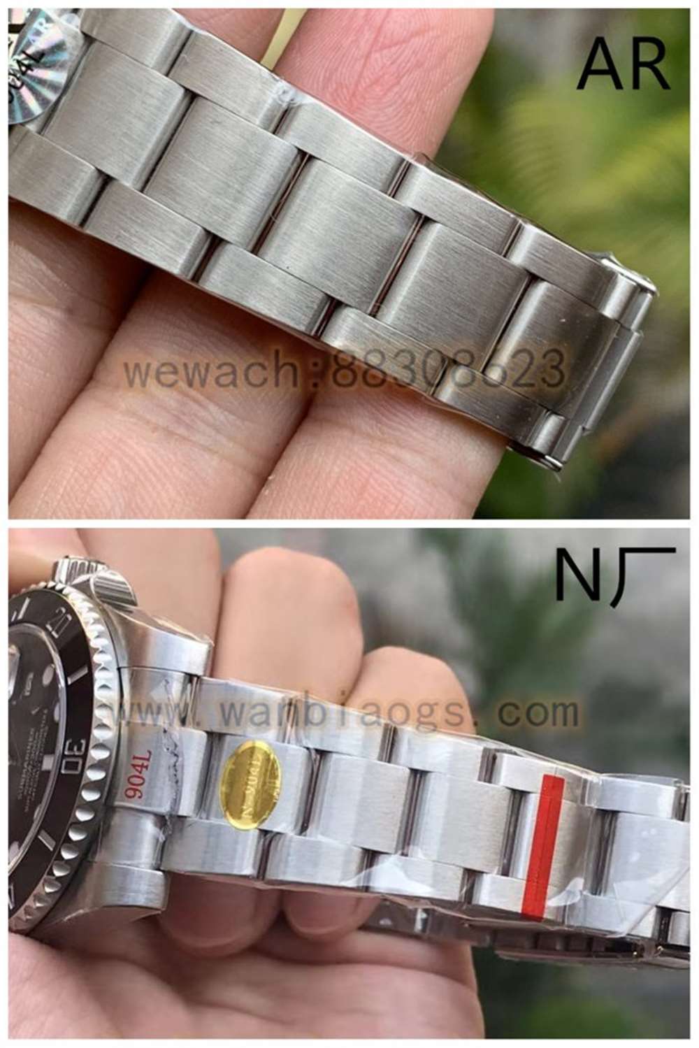 N厂劳力士N10版黑鬼对比AR厂V3版黑水鬼哪个更强? 第5张