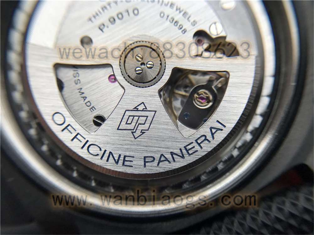 VS厂沛纳海1661「44毫米蓝色指针时标」实拍评测  第9张