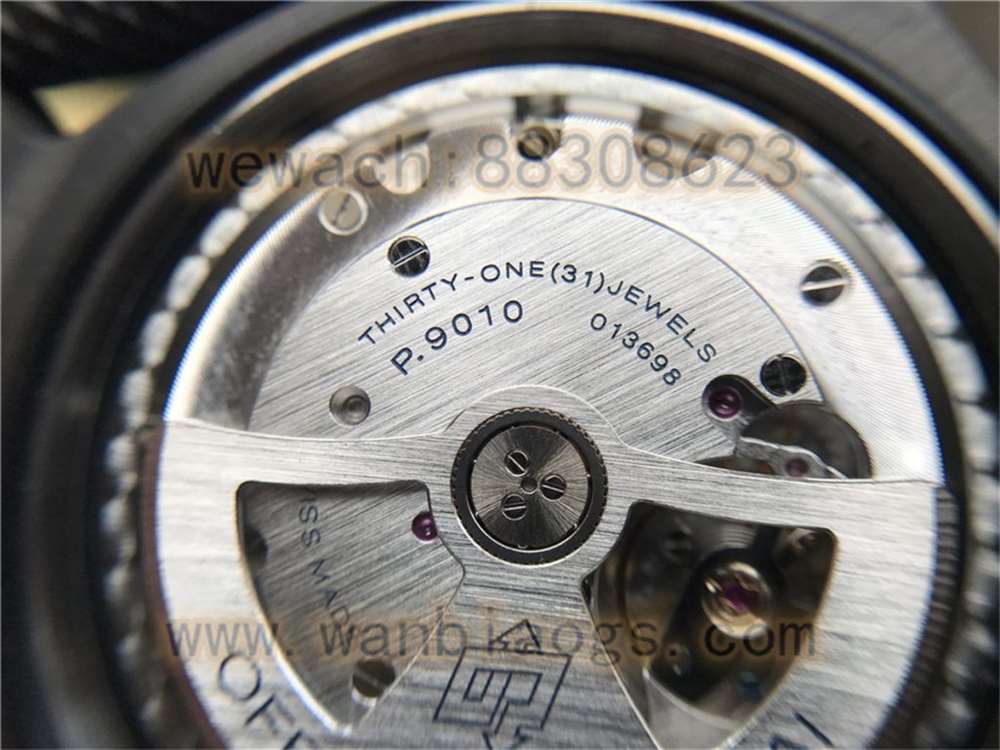 VS厂沛纳海1661「44毫米蓝色指针时标」实拍评测  第10张