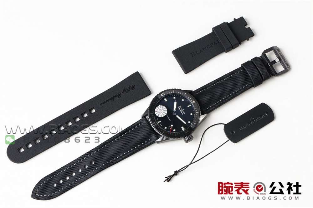 GF厂宝珀五十噚5000「深潜器蓝面陶瓷」腕表做工评测 第25张