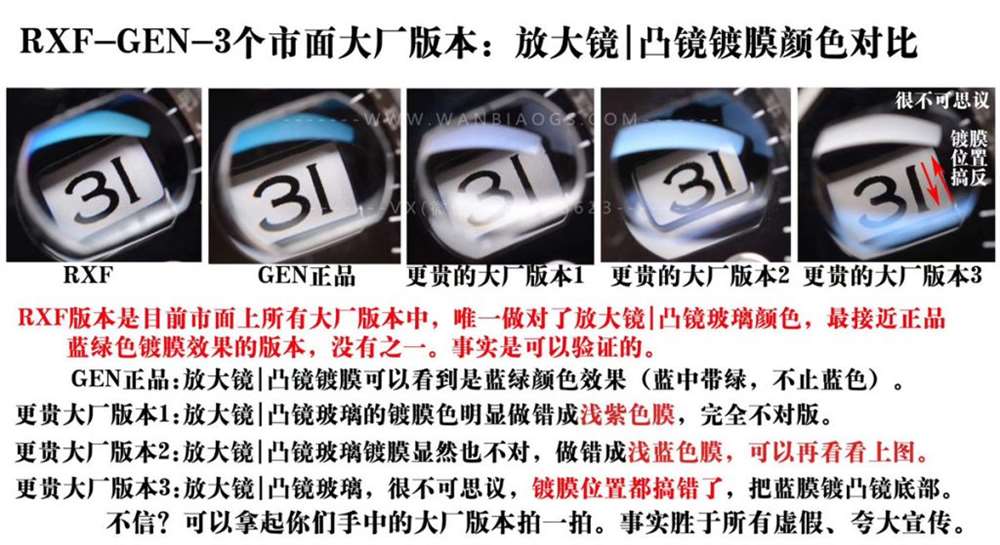 RXF厂SUB黑水鬼震撼来袭-对比正品以及市面版本深度评测 第8张