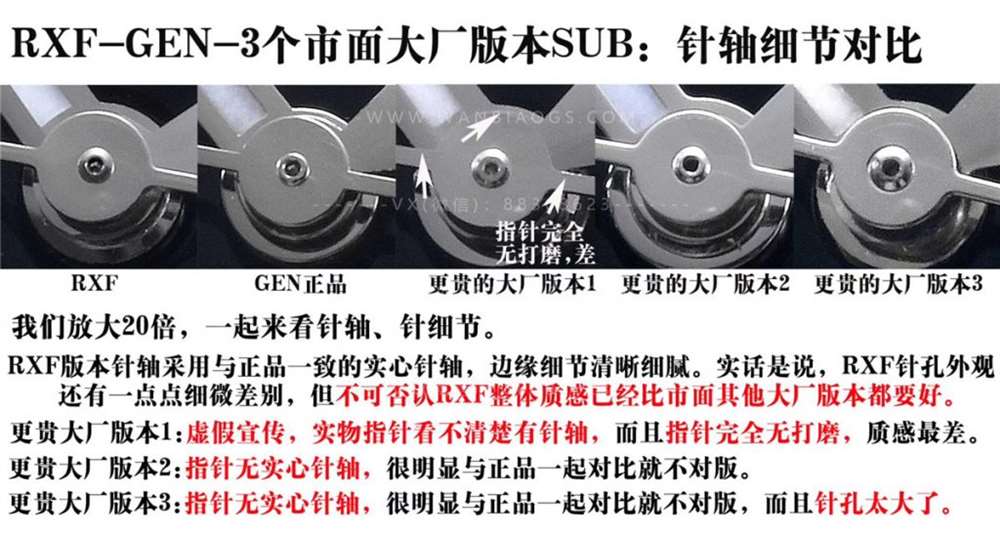 RXF厂SUB黑水鬼震撼来袭-对比正品以及市面版本深度评测 第9张