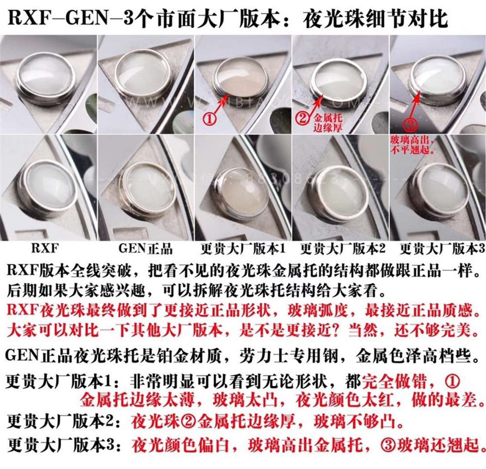 RXF厂SUB黑水鬼震撼来袭-对比正品以及市面版本深度评测 第14张