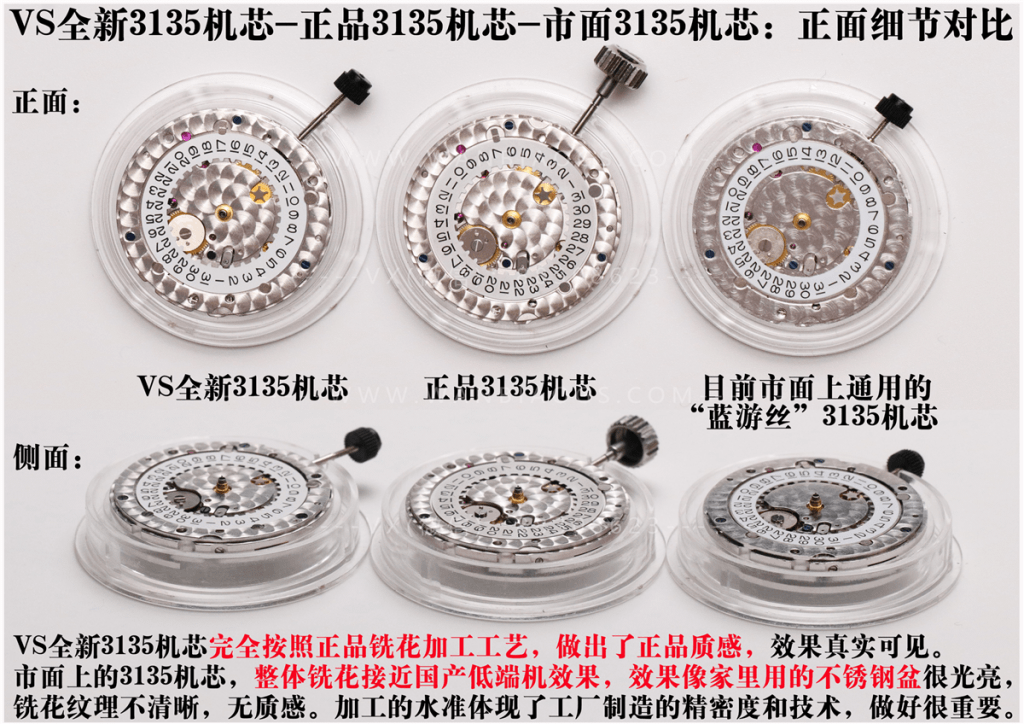VS厂劳力士全新水鬼系列3135机做工评测 第2张