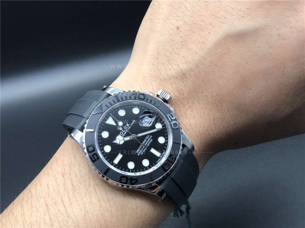 VS厂劳力士白金游艇42mm「3135机」腕表做工评测 第9张