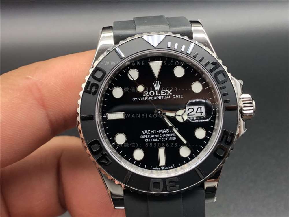 VS厂劳力士白金游艇42mm「3135机」腕表做工评测 第10张