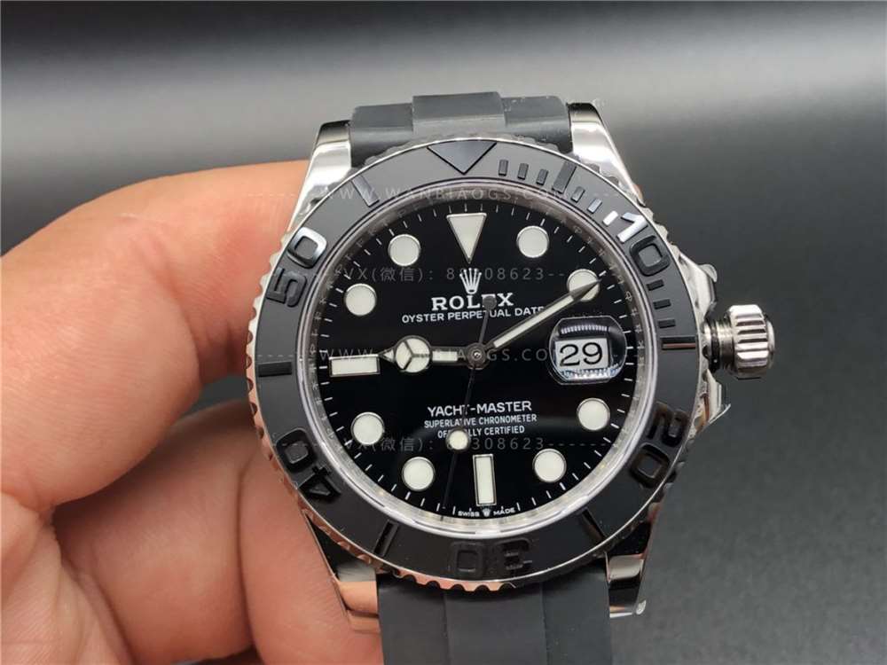 VS厂劳力士白金游艇42mm「3135机」腕表做工评测 第11张