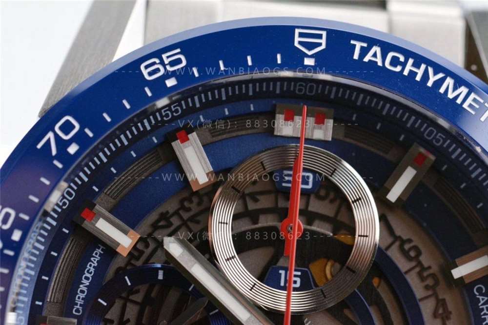 XF厂泰格豪雅卡莱拉系列-全新蓝面腕表做工评测  第3张