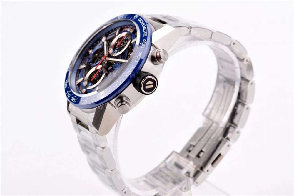 XF厂泰格豪雅卡莱拉系列-全新蓝面腕表做工评测  第10张