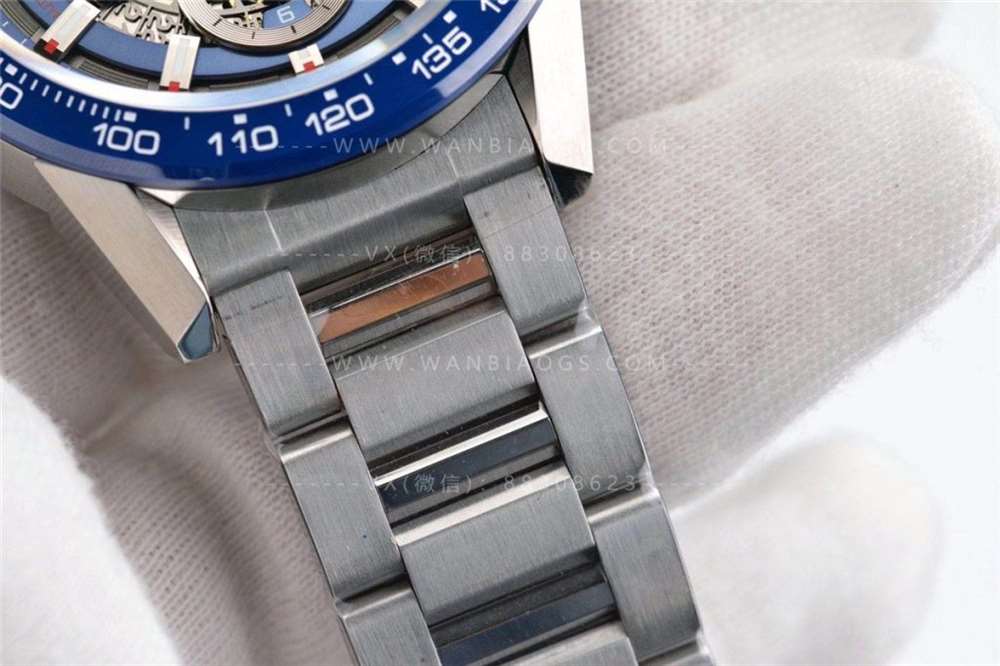XF厂泰格豪雅卡莱拉系列-全新蓝面腕表做工评测  第18张