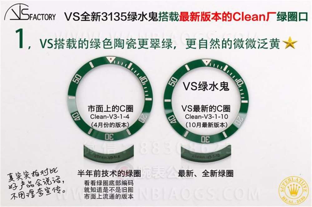 VS厂绿水鬼「3135机」搭载核心技术版本来袭 第3张