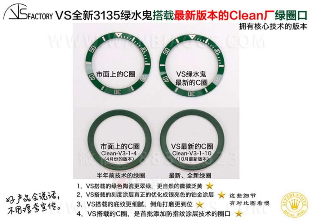 VS厂绿水鬼「3135机」搭载核心技术版本来袭 第2张