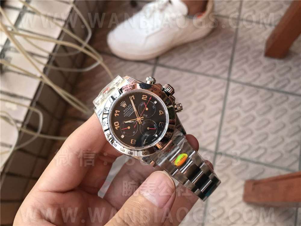N厂劳力士4130迪通拿116509「黑盘红针」腕表做工评测-双十一现货实拍 第1张