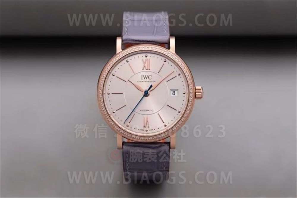 V7厂万国柏涛菲诺37mm女士腕表对比正品评测  第11张