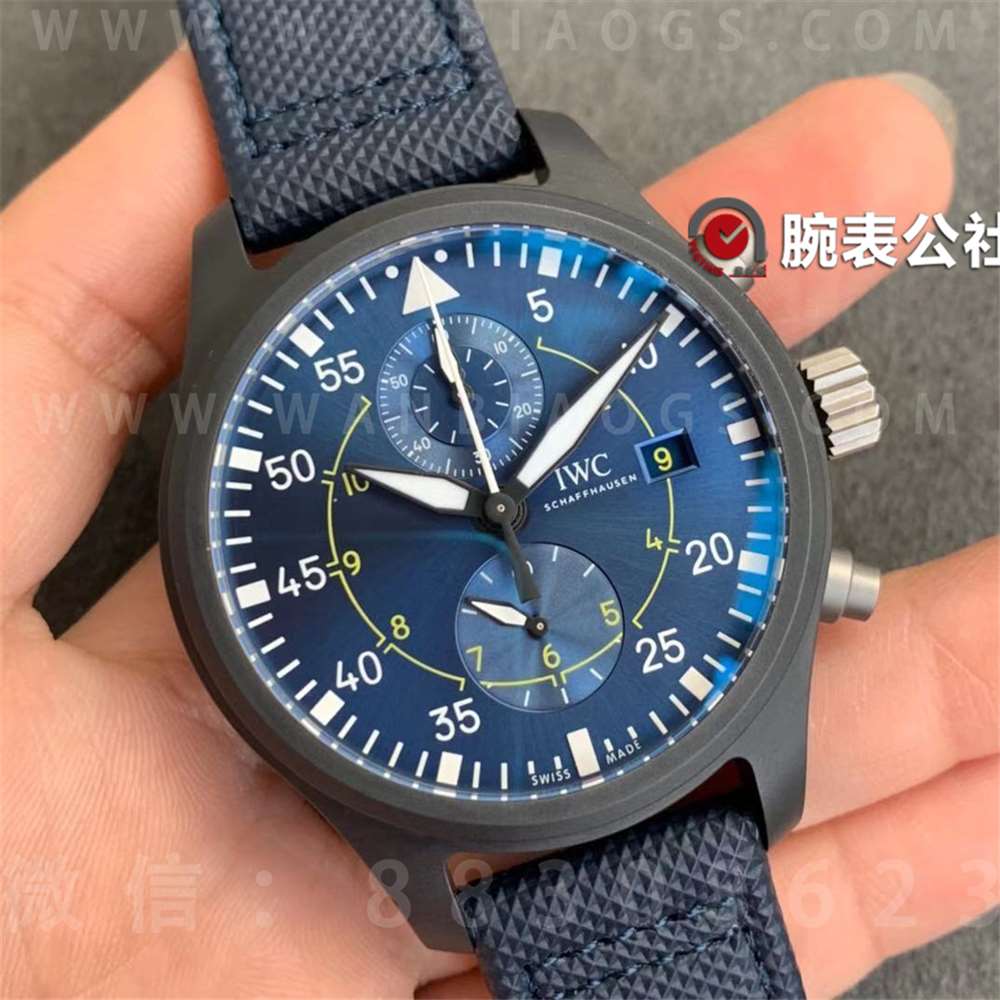 ZF厂万国飞行员系列「蓝天使特别版」计时腕表做工评测 ZF厂万国飞行员系列「蓝天使特别版」计时腕表做工评测