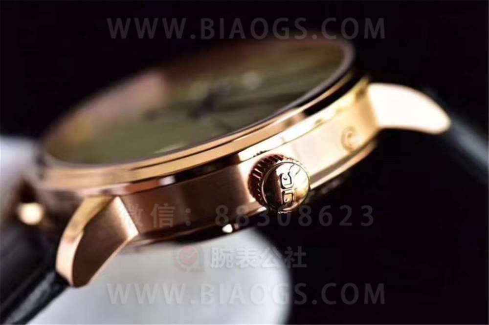 GF厂格拉苏蒂原创议员大日历月相腕表做工评测  第15张