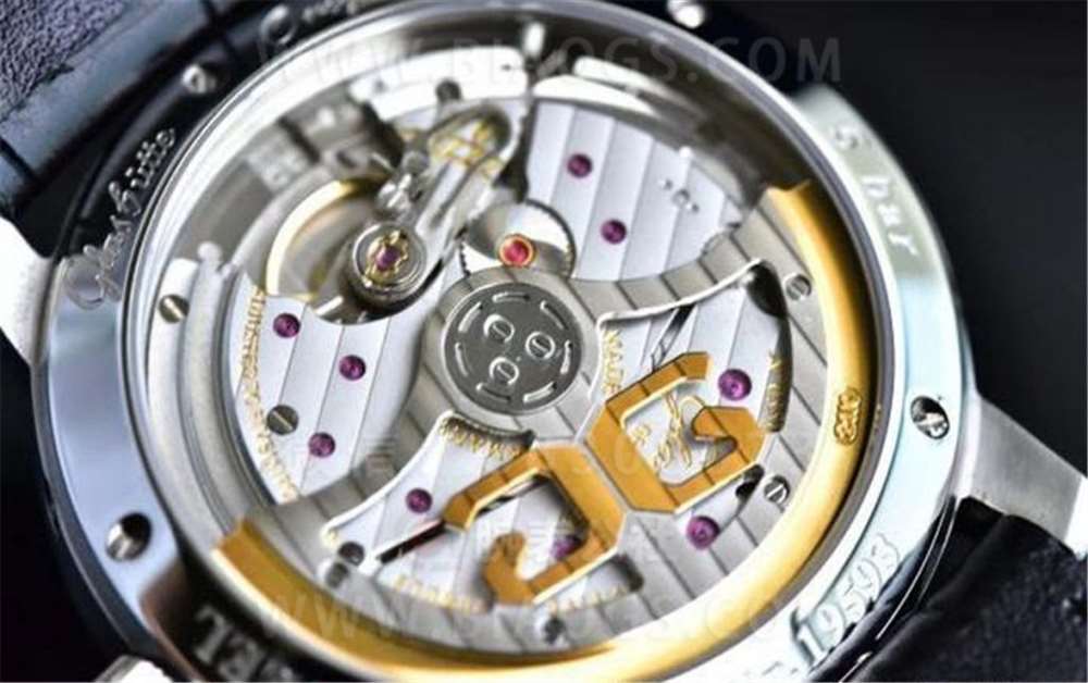 GF厂格拉苏蒂原创议员大日历月相腕表做工评测  第21张