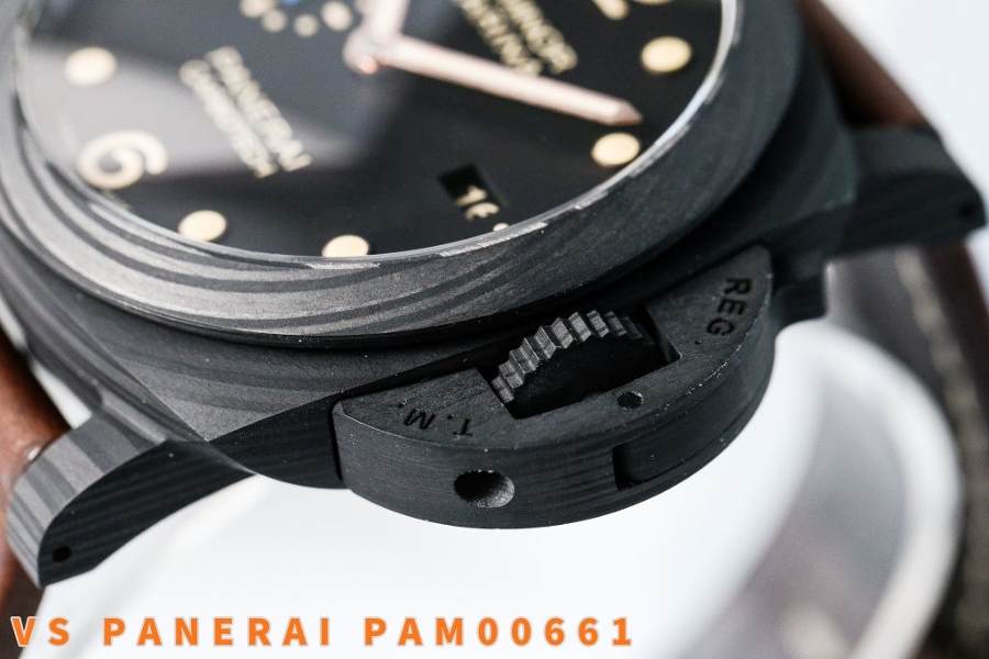 VS厂沛纳海PAM661碳纤维腕表评测  第6张