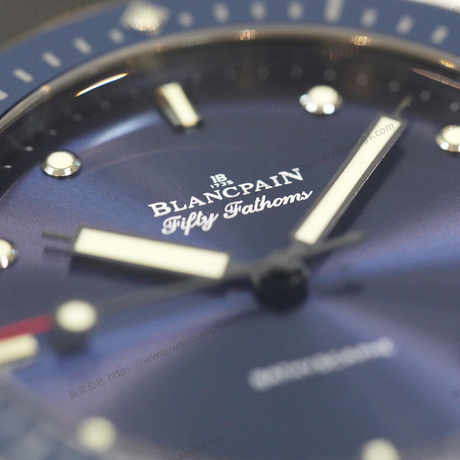 GF厂宝珀Blancpain五十噚五十寻50寻系列5000-0240-O52A腕表(陶瓷壳)  第4张