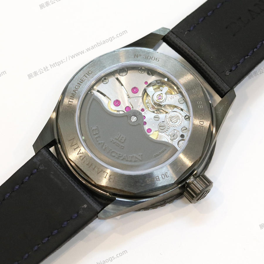 GF厂宝珀Blancpain五十噚五十寻50寻系列5000-0240-O52A腕表(陶瓷壳)  第7张