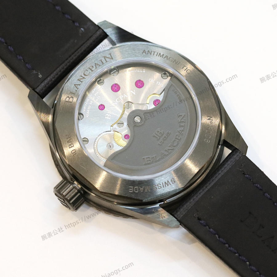 GF厂宝珀Blancpain五十噚五十寻50寻系列5000-0240-O52A腕表(陶瓷壳)  第8张